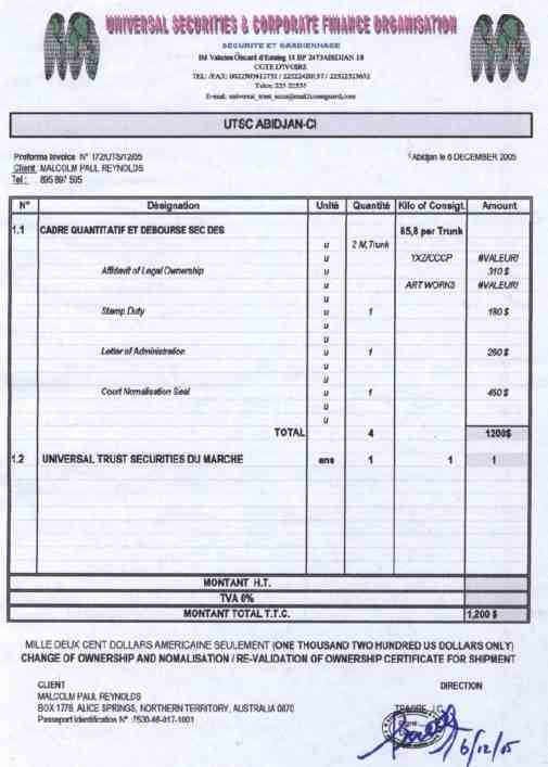 truck invoice